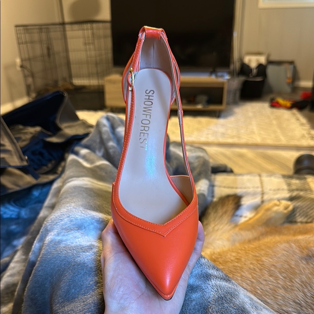 Women's Orange Heels